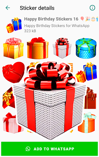 Birthday Stickers for WhatsApp