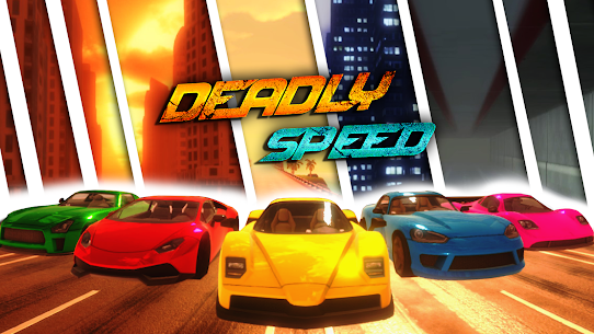 Deadly Speed 1.3 APK MOD (A lot of gold coins) 1