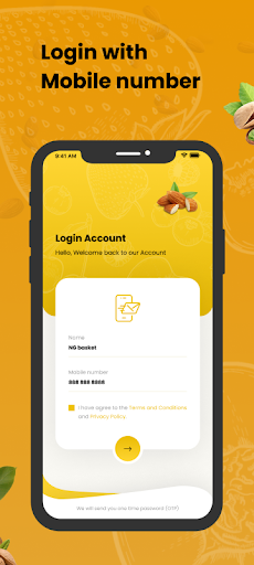 Android application NgBasket screenshort