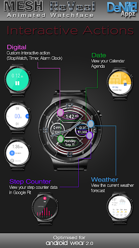 Mesh ReVeal HD Watch Face Screen 3