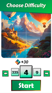 Square Jigsaw Puzzle Games
