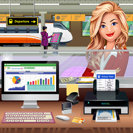 Subway Train Manager Cashier logo