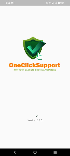 Android application OneClickSupport screenshort
