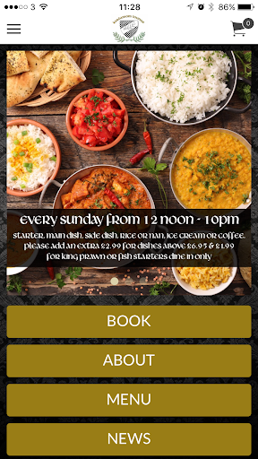 Android application Kardamom Lounge Indian Restaur screenshort