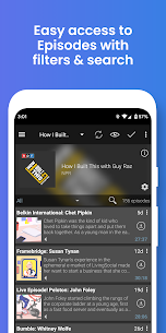 Podcast Addict: Podcast player v2021.16 MOD APK (Premium/unlocked) Free For Android 5