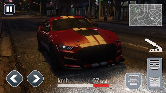 Car Mustang Drift Simulator