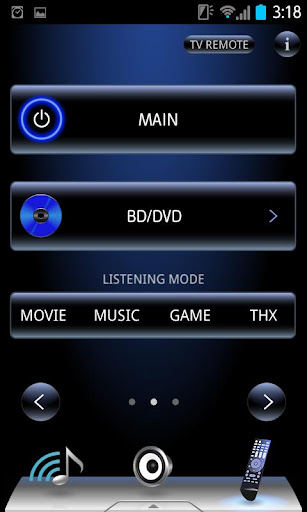 TEAC AVR Remote Screen 2