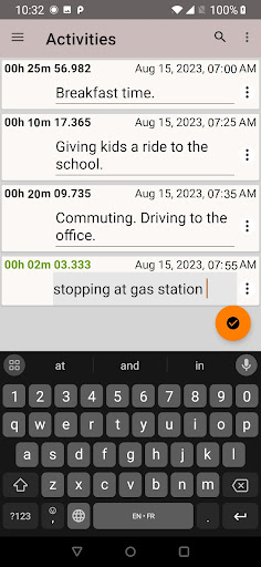 Android application BizStopwatch Lite screenshort