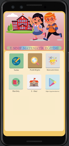 Android application 7. Sınıf Matematik (Pro) screenshort