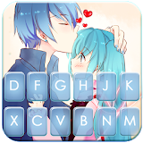 Lovely Forehead Kiss Keyboard Theme icon