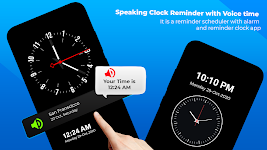 screenshot of Speaking Clock - Talking Clock