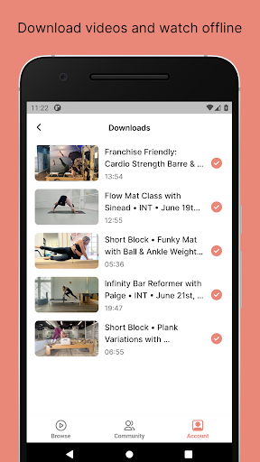 Class Choreography | Pilates Screen 2
