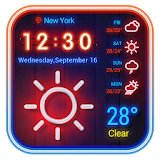 weather on home screen icon