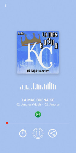 Android application LA MAS BUENA KC screenshort