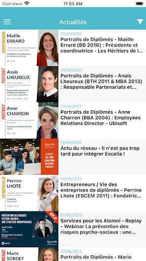 Excelia Alumni Screen 3