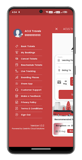ACLS Travels Screen 2