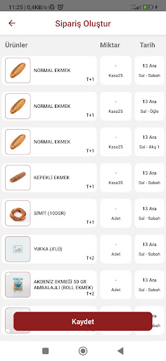 IHE Büfe Bayi Sipariş Sistemi Screen 3