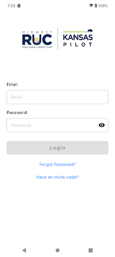 Android application Midwest RUC Pilot screenshort