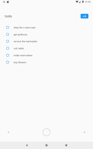minimalist  todo list