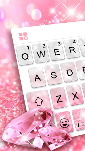 Glittering Pink Diamond Keyboa Screen 2