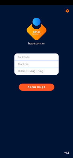 Android application hipos Order screenshort