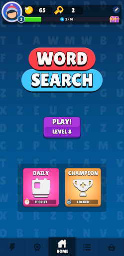 Android application Word Search Champion screenshort
