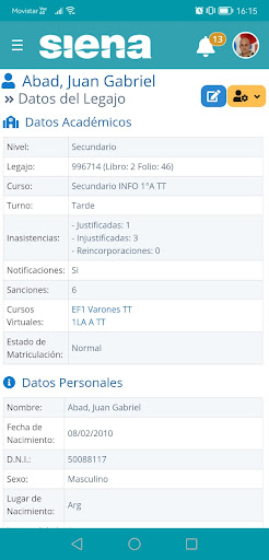 Siena Desarrollo Screen 3