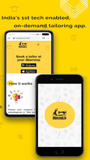 Android application MasterJi Tailor screenshort