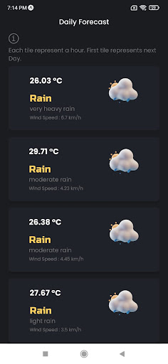 Screenshot of SL Weather Station