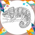 Cover Image of Download Coloring: Chameleon Mandala  APK