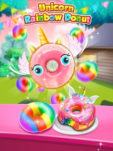 Unicorn Rainbow Donut - Sweet Desserts Bakery Chefのおすすめ画像4
