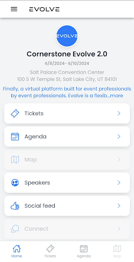 Cornerstone Evolve Screen 2