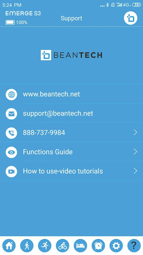 Android application Beantech Emerge Watch screenshort