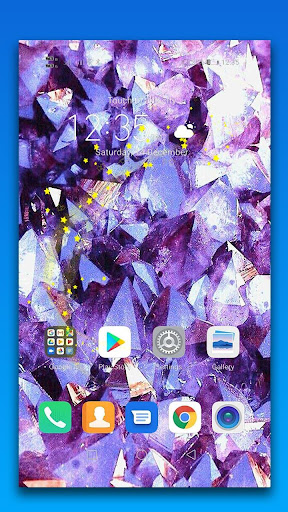 Android application Crystal Live Wallpaper screenshort