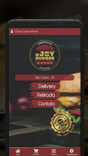 Android application In Joy Burger screenshort