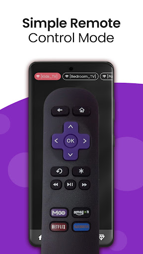 Android application Remote for Roku Smart TV screenshort