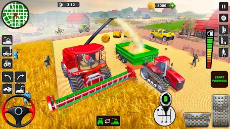 Real Tractor Driving Games