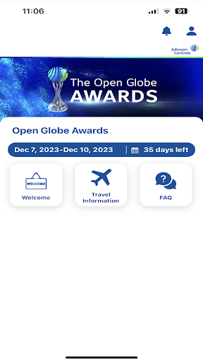 Android application JCI Open Globe Events screenshort