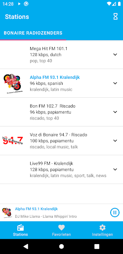 Android application Bonaire Radio Stations screenshort