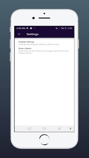 Android application Music player pro screenshort