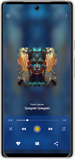 Track List - MP3 Player Screen 2