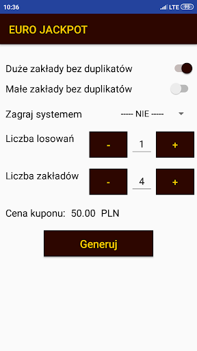 LOTTO Pro Screen 3