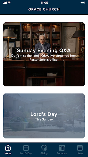Android application Grace Community Church screenshort