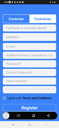 Moving Management App Screen 3