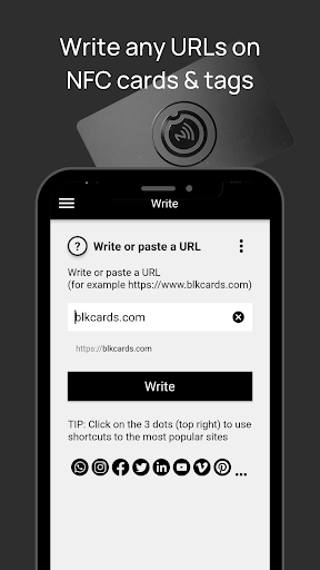 BLK CARDS - NFC Writer Screen 2