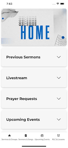 Android application Reach Community screenshort