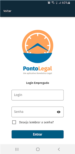 Android application Ponto Legal screenshort