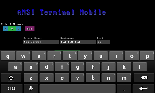 ANSI Terminal Mobile