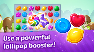 Lollipop Sweet Heroes Match3 screenshot 1