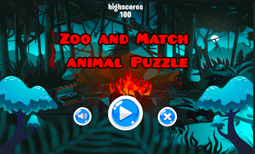 Zoo and Match Animal Puzzle